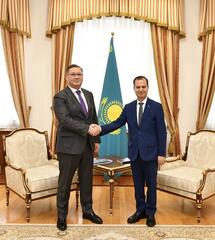 Глава МИД РК принял Дуайена дипломатического корпуса в Казахстане