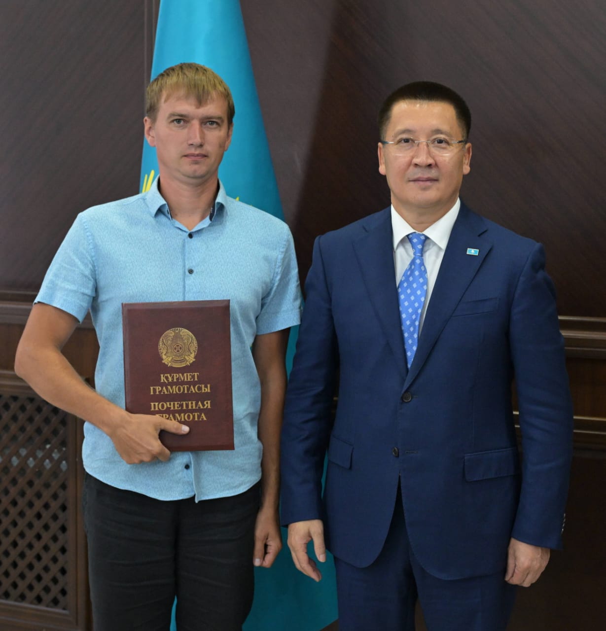 Асаин Байханов поздравил строителей Павлодарской области с профессиональным праздником