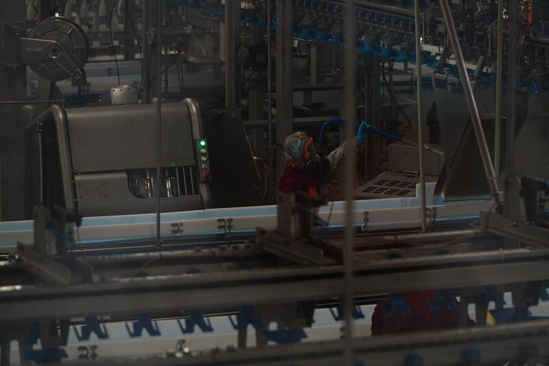 Аким области встретился с коллективом Макинской птицефабрики