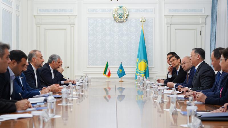 Главы МИД Казахстана и Ирана обсудили состояние и перспективы развития двусторонних отношений
