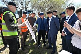 В Талдыкоргане началось строительство новой дорожной развязки