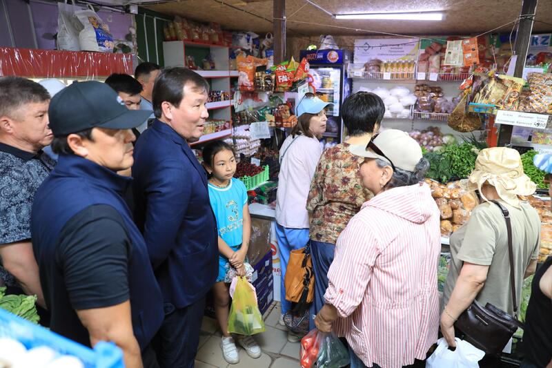 В Актобе сельскохозяйственная продукция продаётся по доступным ценам через социальные рынки