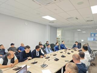 В ТУРКЕСТАНСКОЙ ОБЛАСТИ ОБСУДИЛИ ВОПРОСЫ УПЛАТЫ НАЛОГОВ НЕДРОПОЛЬЗОВАТЕЛЯМИ