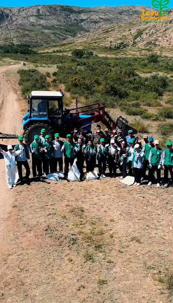 В рамках программы «Таза Қазақстан» в области Улытау прошли экологические мероприятия