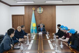 Аким Атырауской области встретился с генеральным директором Mongolian Ore Bal LLC Фу Таном