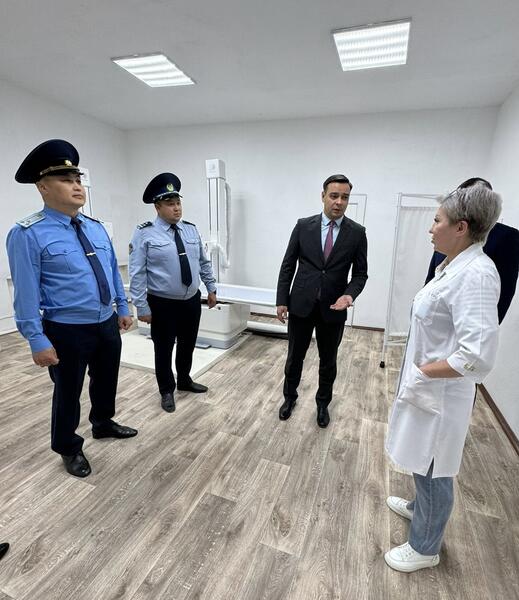 Омбудсмен посетил учреждение № 62 в Жезказгане