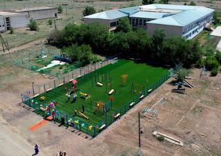 В Кокпектинском районе реализовано 17 проектов по благоустройству