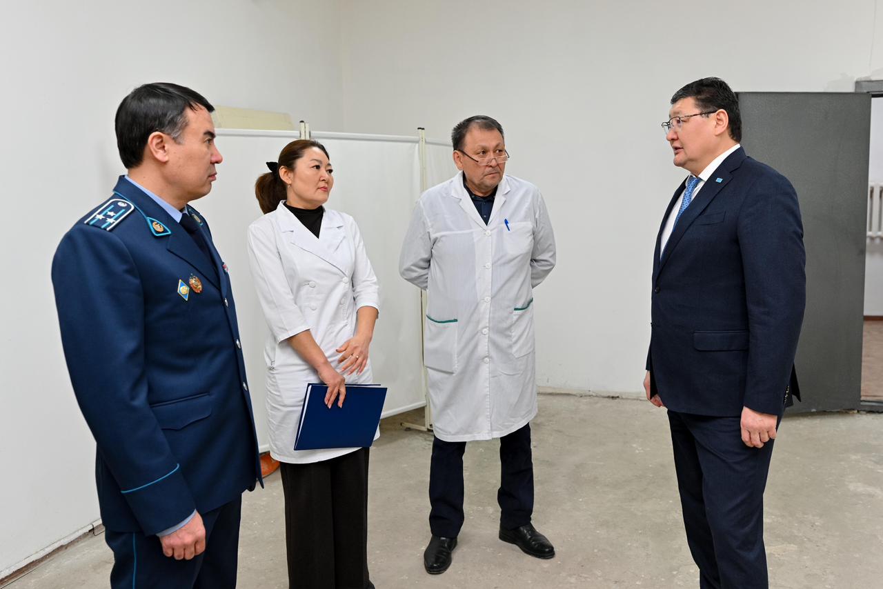 Аким области посетил объекты Департамента полиции