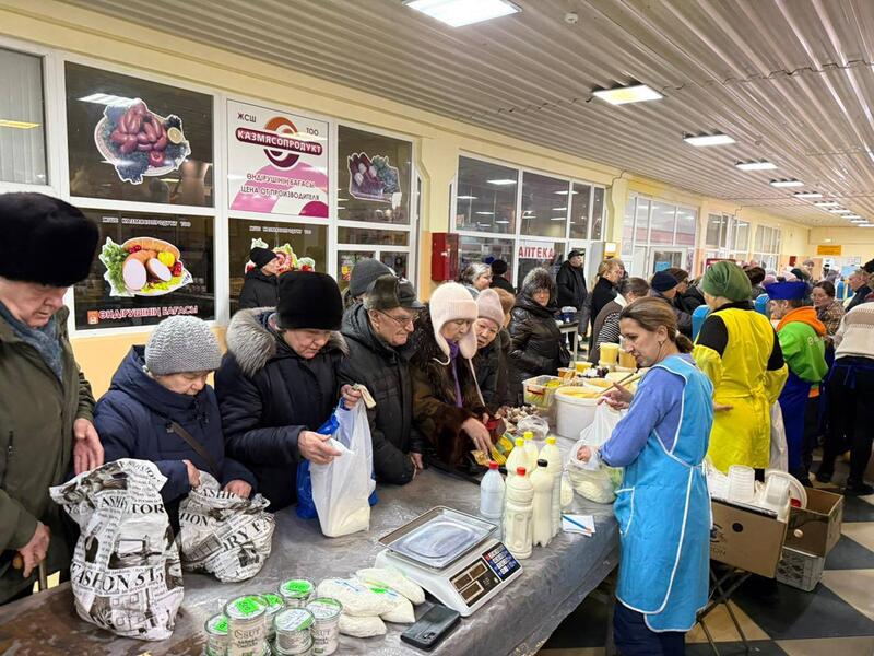 Продукция стабилизационных фондов начала реализовываться на ярмарках выходного дня