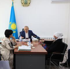 Бейбит Исабаев провел очередной прием граждан