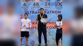 Полицейский занял призовое место в ультрамарафоне на 100 км в столице