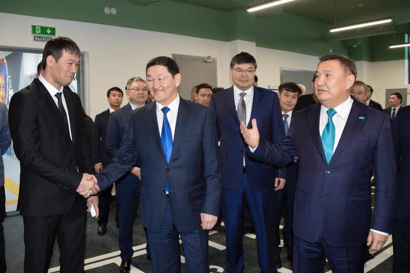 В г.Кокшетау Генеральный Прокурор открыл здание спортивного комплекса «Көкше Арена»