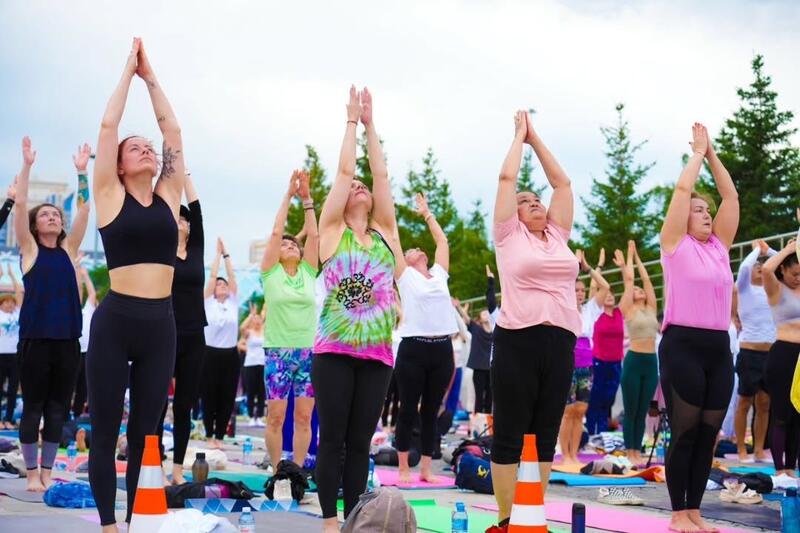 В Астане пройдет открытая тренировка в честь Международного дня йоги