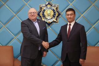 О встрече с Чрезвычайным и Полномочным Послом Королевства Бельгия в Казахстане Анри Вантигемом