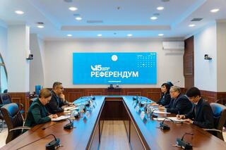 В Центральной комиссии референдума состоялась встреча с представителями БДИПЧ ОБСЕ