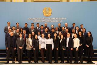 Магистранты Академии правосудия при Высшем Судебном Совете приняли участие в выездной лекции в Конституционном Суде Республики Казахстан