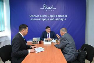 Аким области провел личный прием жителей района Жаңасемей