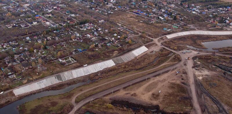 Реконструкция защитных сооружений в Кызылжарском районе активно продолжается