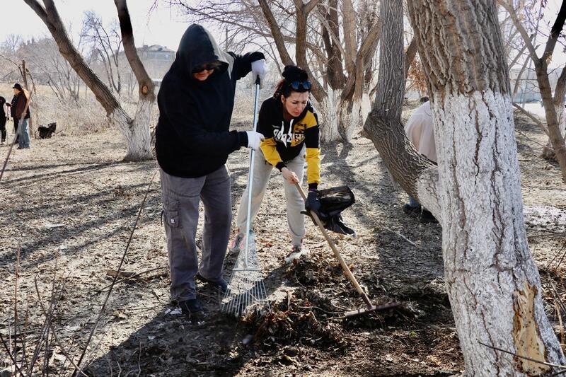 В Рудном прошёл общегородской субботник