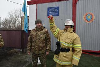 В Казахстане открыт 162-й добровольный пункт пожаротушения «Ауыл құтқарушылары»