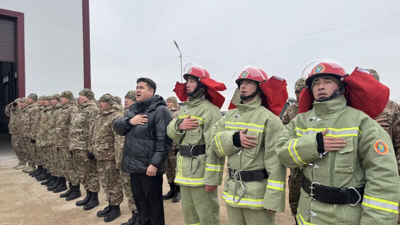 В селе Суйиндик Атырауской области открылся новый модульный пункт пожаротушения