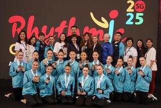 Столичные гимнастки завоевали 11 медалей на чемпионате Азии