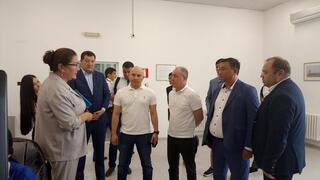 С рабочим визитом посетил Западно-Казахстанскую область Министр Национальной экономики РК А.Куантыров.