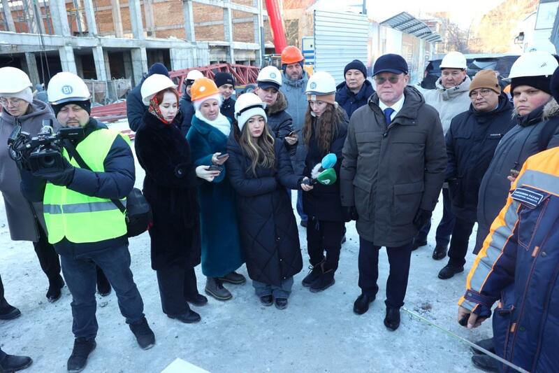 Ход работ по реконструкции аквапарка «Осьминог»