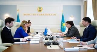 Председатель Конституционного Суда и Посол Европейского Союза обсудили направления сотрудничества