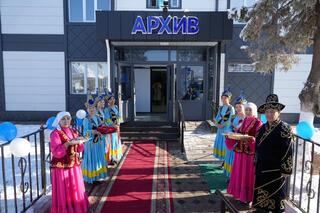 Новое здание архива открыли в Меркенском районе