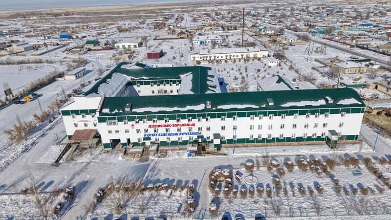 В Центральной районной больнице Аксуатского района проводится капитальный ремонт