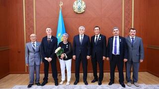 Строителям Карагандинской области вручили государственные награды