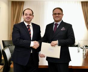 Новый Посол Сербии в Казахстане вручил копии верительных грамот