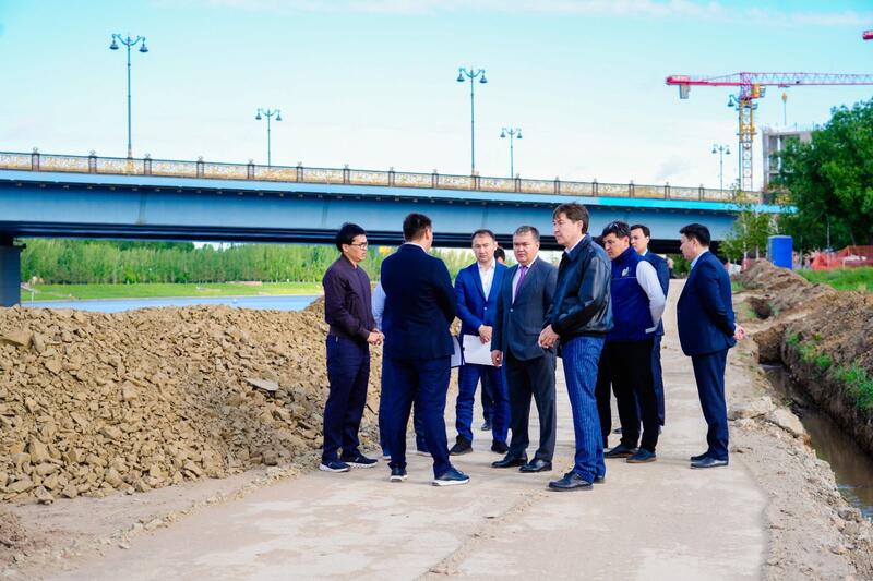 180 дворовых и общественных пространств благоустроят в Астане