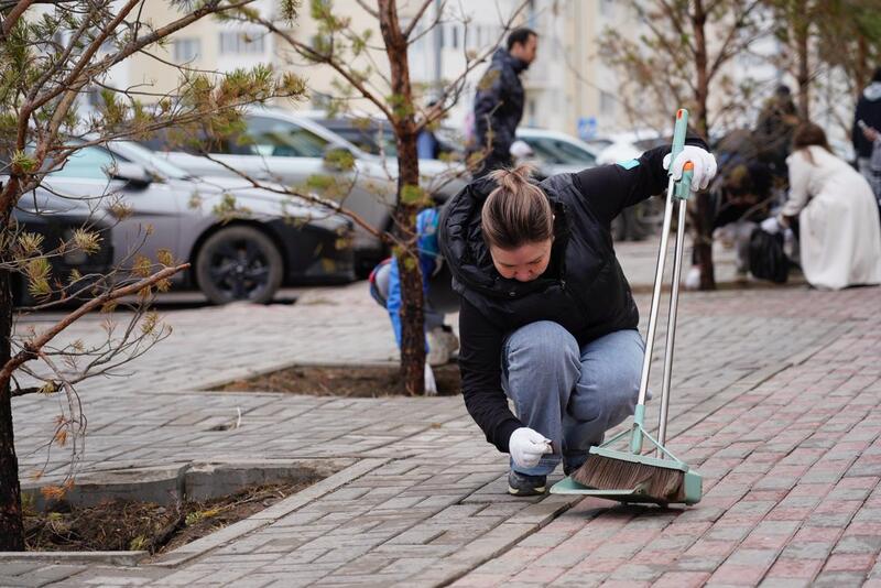 К экоакции «Таза Қазақстан» присоединились столичные тренеры