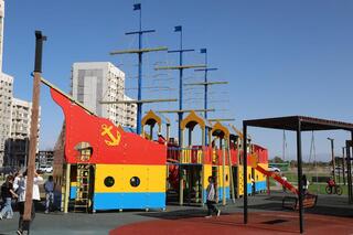 В рамках программы «Таза Қазақстан» в Талдыкоргане открыли новый парк площадью 1,2 гектара