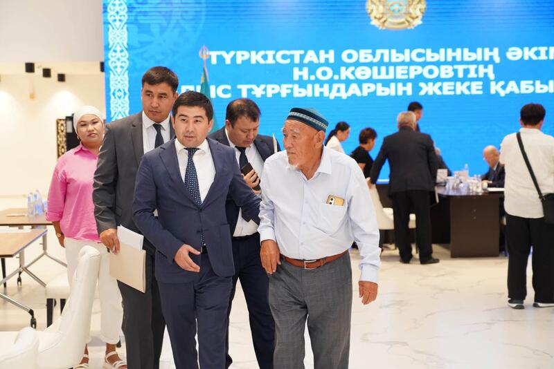СОСТОЯЛАСЬ ОЧЕРЕДНАЯ ОБЩЕСТВЕННАЯ ПРИЕМНАЯ АКИМА ТУРКЕСТАНСКОЙ ОБЛАСТИ