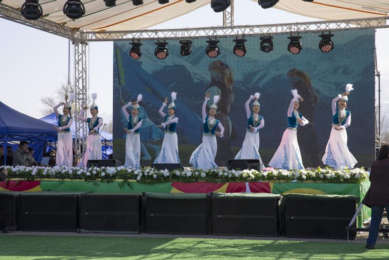 Аким области принял участие в праздновании Наурыза в Талгаре