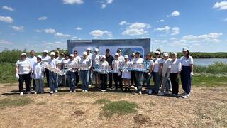 В Жаркаинском районе прошёл экологический субботник в рамках акции «Таза Қазақстан» ко Дню эколога