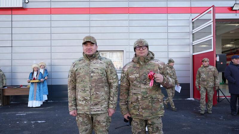 В селе Сарыозек начала работу обновленная пожарная часть