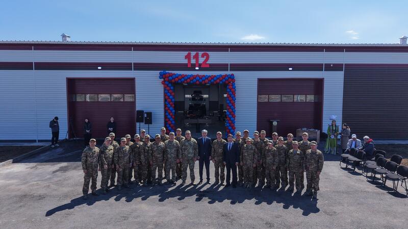 Впервые в истории независимости в посёлке Жайрем открыто универсальное спасательное подразделение