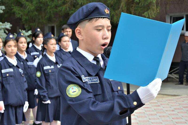 В области Жетысу открылся третий кадетский класс юных спасателей