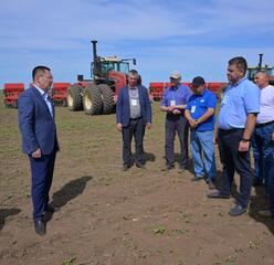 Аким области Асаин Байханов посетил с рабочей поездкой Щербактинский район