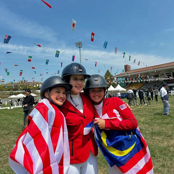 Спортсменка из Астаны завоевала золотую медаль на Международном Кубке по конному спорту