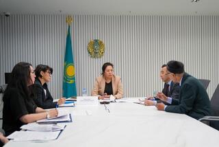 Исполняющая обязанности Министра юстиции Республики Казахстан Ботагоз Жакселекова провела личный прием граждан