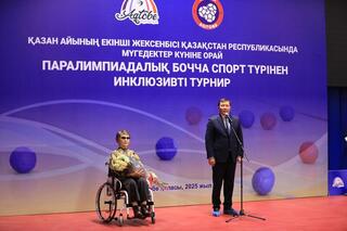 В Актобе прошел инклюзивный турнир по бочча