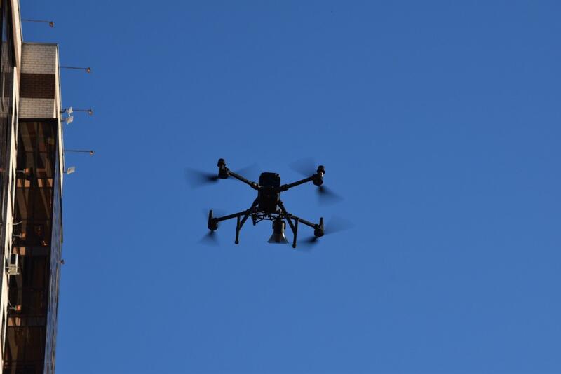 Профилактика выпадения детей из окон с применением БПЛА