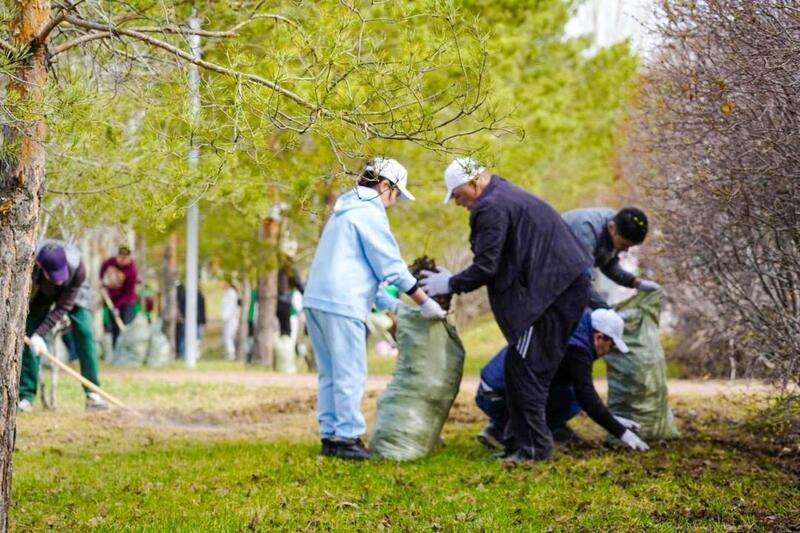 Как Астана преображается в рамках акции «Таза Қазақстан»