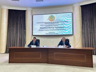 Встреча с населением Жамбылской области