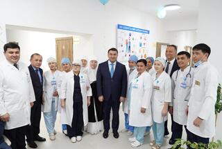 ТУРКЕСТАН: В САРЫАГАШСКОМ РАЙОНЕ ОТКРЫЛАСЬ НОВАЯ ВРАЧЕБНАЯ АМБУЛАТОРИЯ